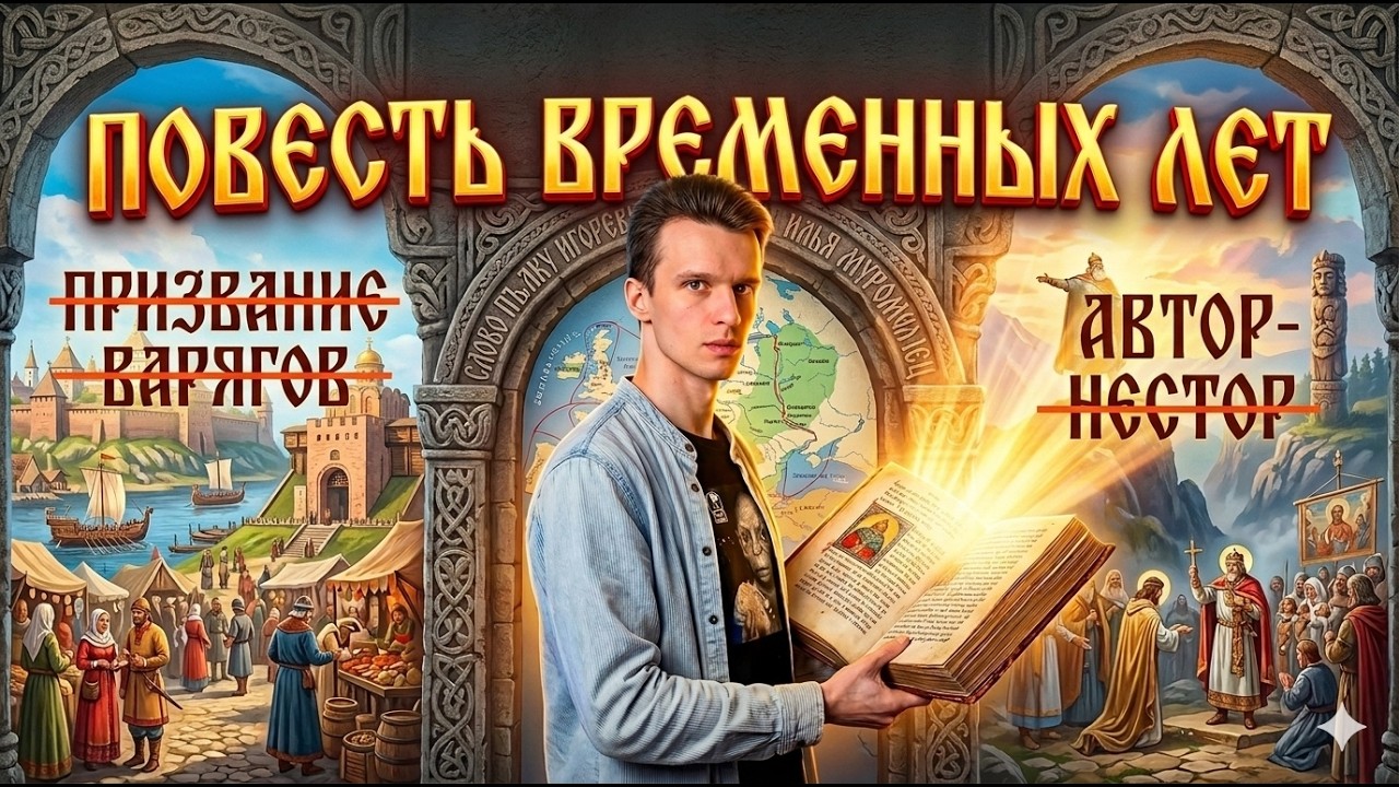 О ЧЕМ ВРЕТ ПОВЕСТЬ ВРЕМЕННЫХ ЛЕТ [Полный Анализ Источни… — Transcript