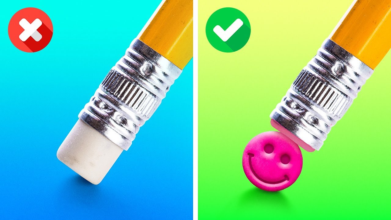 GENIUS SCHOOL TRICKS | Creative School DIYS And Smart Hacks For School ...