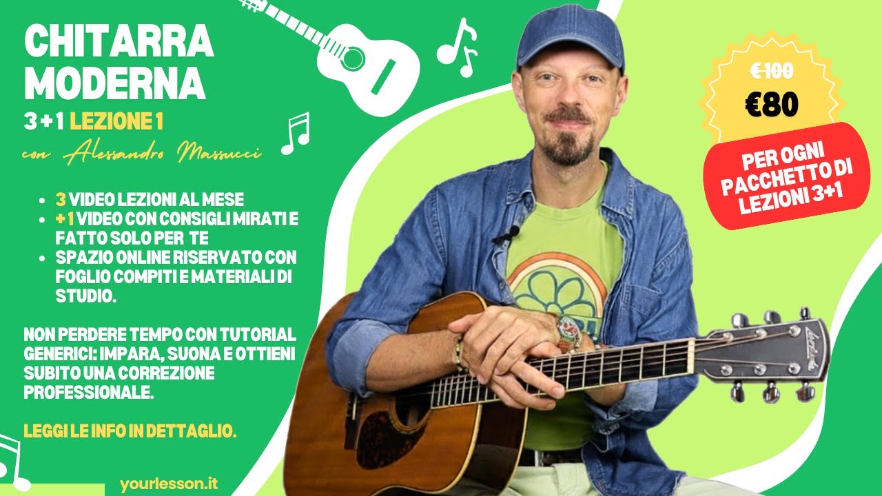 Corso di Chitarra Moderna 3+1 | Lezione 1