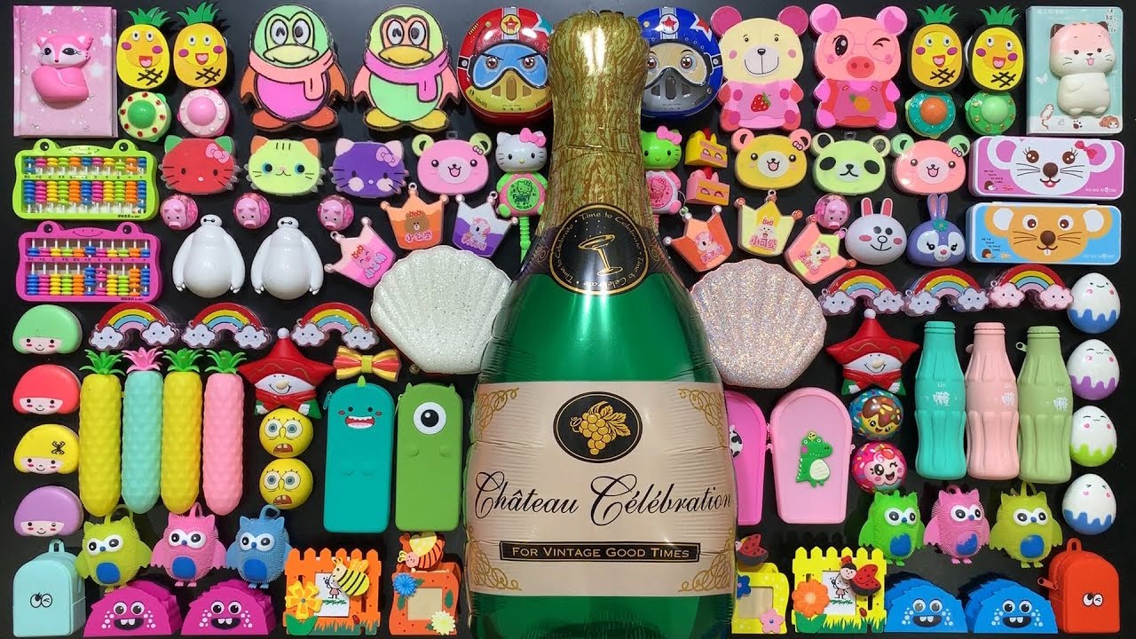 Happy New Year Champagne ! Mixing Random Things Into Homemade Slime ! Satisfying Slime Smoothie #847 Happy New Year Champagne ! Mixing Random Things Into Homemade Slime ! Satisfying Slime Smoothie #847