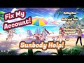 Fix my account sunbody help rolling gear building and testing heroes