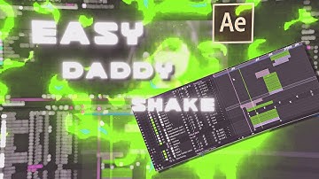 Easy Daddy Shake Tutorial - After Effect AMV