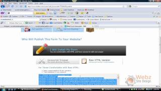 Wordpress Tutorial-How To Insert A  Aweber Form[Optin Form] Into A Wordpress widget Area