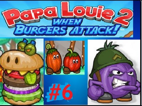 PAPA LOUIE 2 WHEN BURGERS ATTACK! jogo online gratuito em