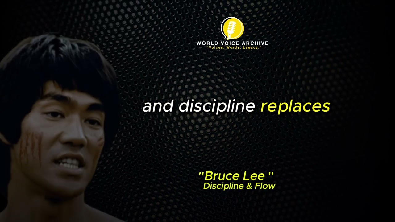Flow with discipline. Adapt without limits. 🥋— Bruce Lee | Discipline & Flow