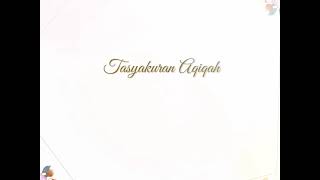 Undangan Aqiqah Digital Eksklusif - HANYA 300K