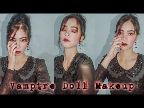 VAMPIRE DOLL MAKEUP LOOK - YouTube