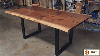 A BEAUTIFUL Walnut Live Edge Table - 347