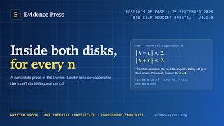 A Proof of the Davies–Levitin Lens Conjecture for the Indefinite Tridiagonal Pencil