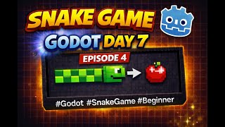 Celebrity 🐍 Snake Game in Godot | Day 7 – Sounds, Border, Background & Code Fixes Profile