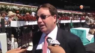 Trainer Kiaran McLaughlin talks about Celebrated Talent's win in Race 2 #Saratoga  #TraversDay