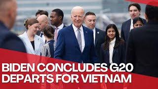 G20 Exclusive: US President Joe Biden departs for Vietnam after wrapping up G20 in India
