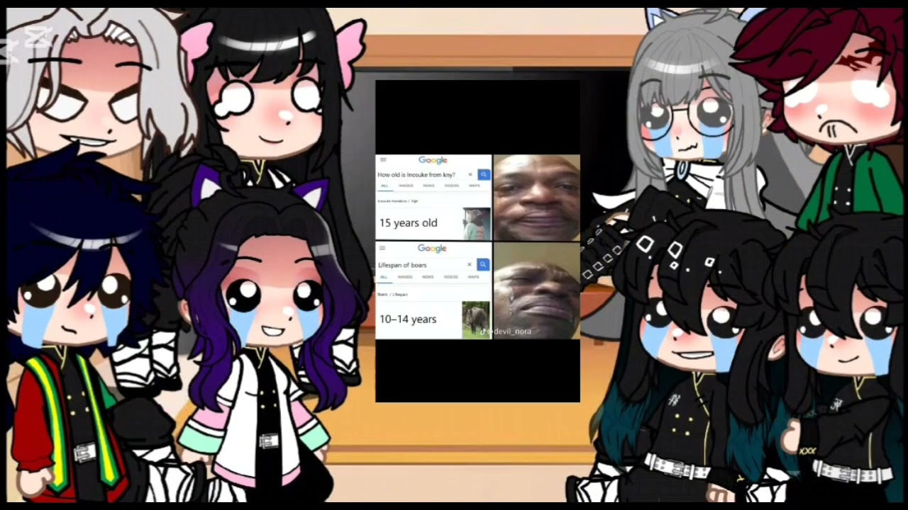 Реакция на смешные видео Клинок рассекающего демона 