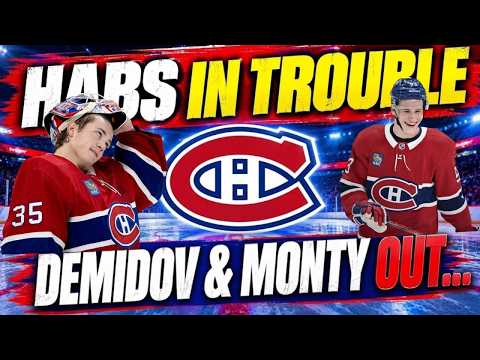 DEMIDOV OUT! ARE THE HABS IN TROUBLE? | LIVE COMMENTARY