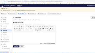 Isidore_creating content by using HTML editor screenshot 4