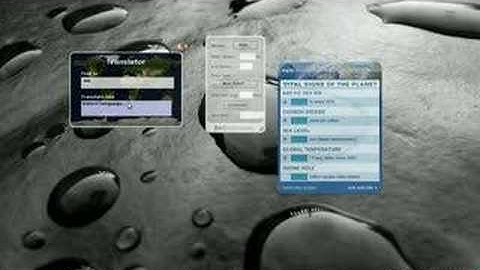Apple dashboard widgets for linux