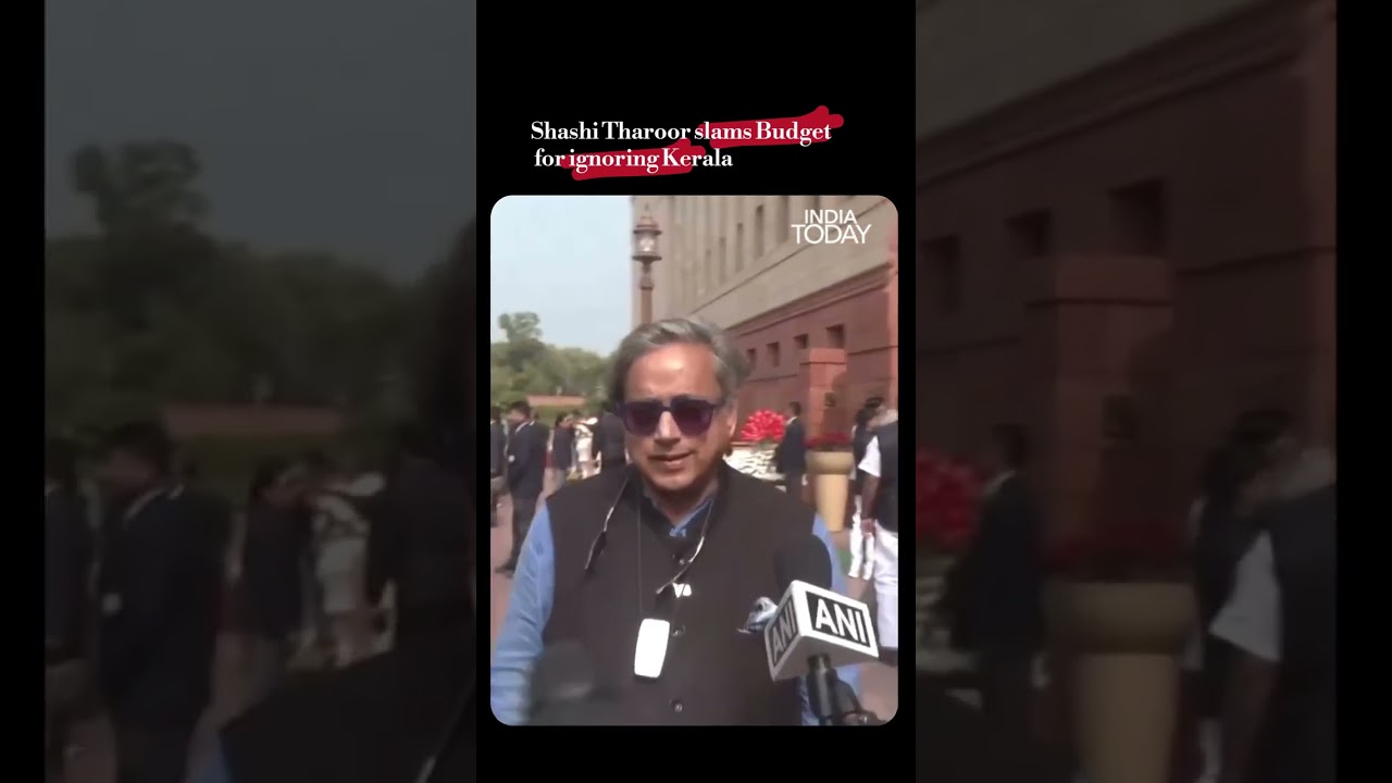 #shashitharoor Critiques Union Budget 2026, Says #kerala Ignored in Fluent Hindi