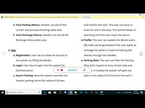 Android based QR Parking Booking AND TECH 9886387806