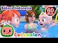 Aku suka berenang  cocomelon bahasa indonesia  lagu anak anak  nursery rhymes