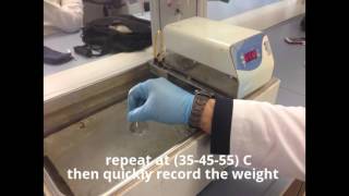 UOS - The Density of a Liquid as a Function of Temperature - physical chemistry lab