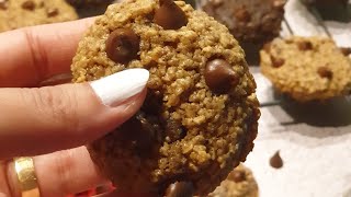 كوكيز الشوفان الصحى كوكيز الشيكولاته choclate chip cookiesاحلى  كوكيز صحيه جربوها هتعجبكو اوى