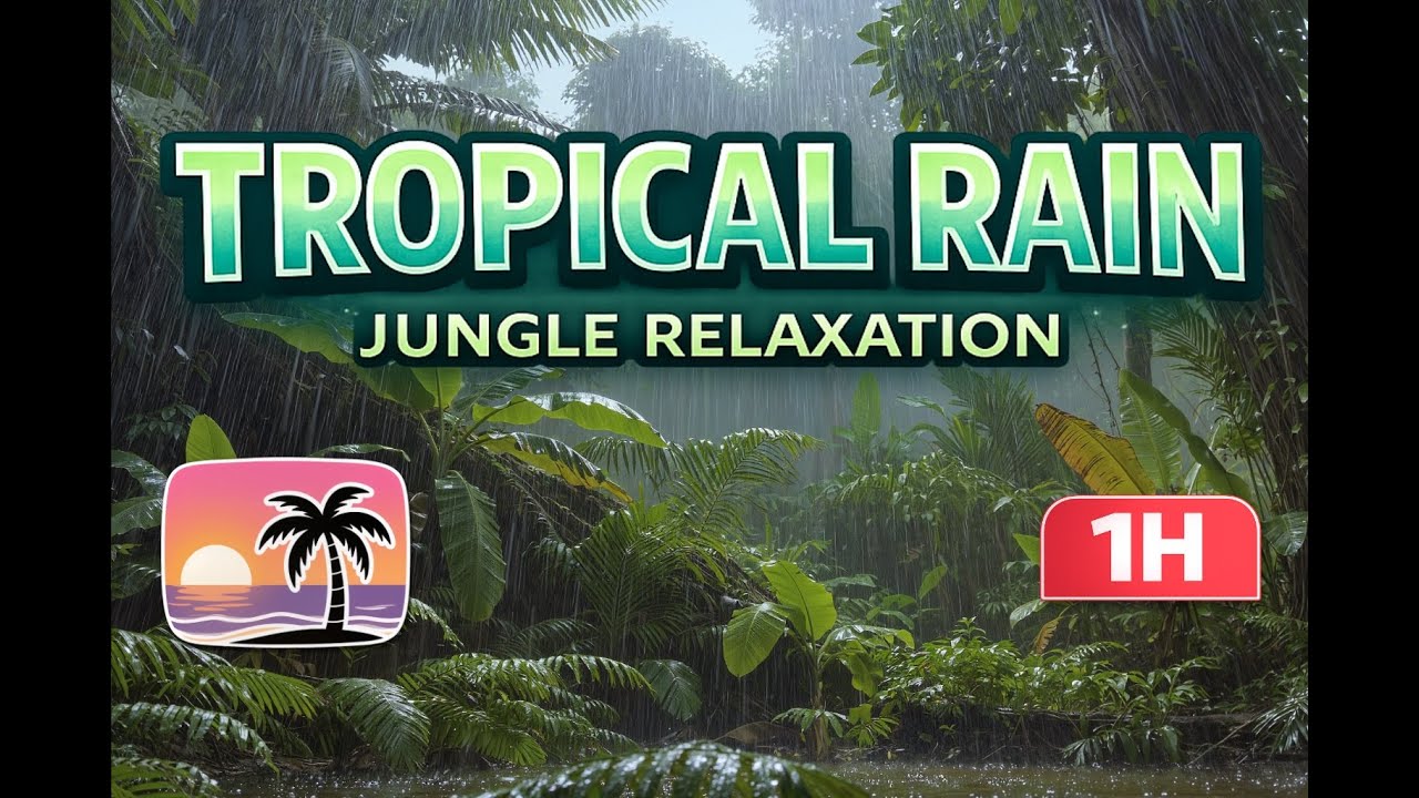 Tropical Rain in the Jungle - Deep Relaxation