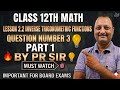 Class 12 math lesson 👉 2.2👈 inverse trigonometric function 👉 question 👉 example 👈 3👉part 👉 1👈 By pr 