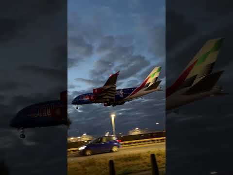 NBA livery on the A380 #heathrow # #aviation #planespotting