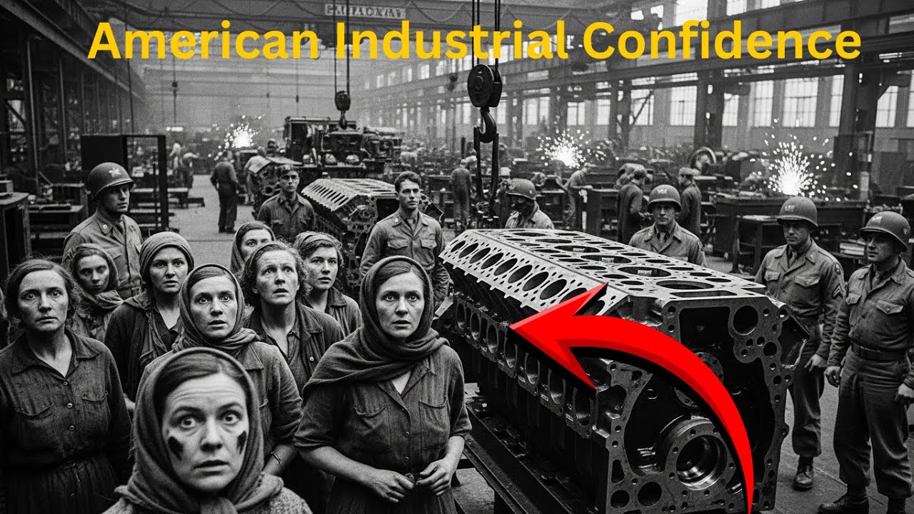 German Female Prisoners Were Shocked by American Industrial Confidence    || WARLEDGER 2
