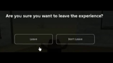 EZ tutorial How to leave roblox games faster! (FOR NOOB PEOPLE)