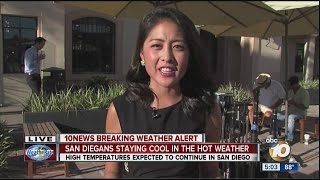 Hot Temperatures in San Diego