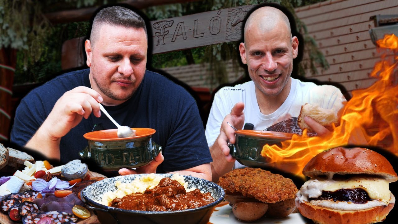 Végigettük a Vadfaló éttermet Dömösön🍔🤯Vad kaják minden mennyiségben🦌#ajánló