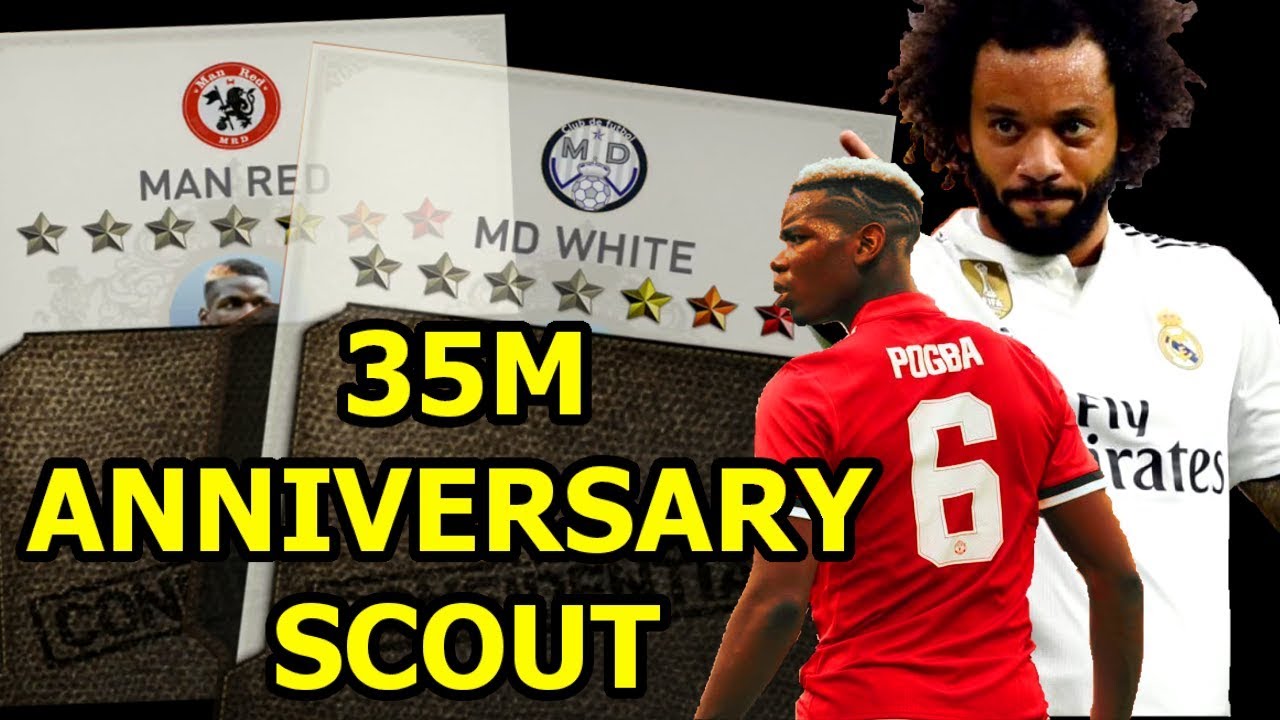 PES CLUB MANAGER - 35M Anniversary Scout!! ft 2 WORLD CLASS 7* PLAYERS