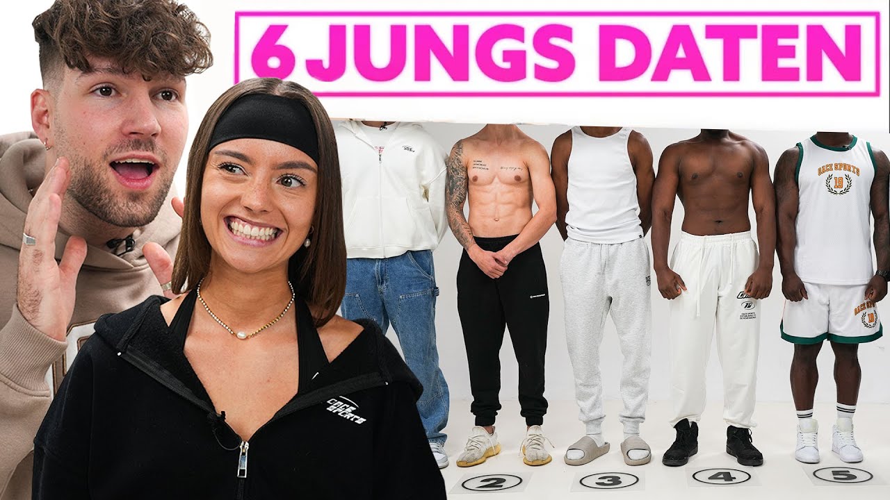 6 JUNGS BLIND DATEN 😍 GYM EDITION