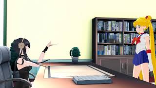 Could You Pay Me In Advance - Sailor Moon And Yor Forger Mmd