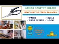 How To Use Poultry Shears for Cutting Chicken, Poultry, Fish - Using Gerior Kitchen Scissors -Review