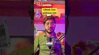 tiktok live without uk sim🤯🤯#ytshorts #shorts #livestream