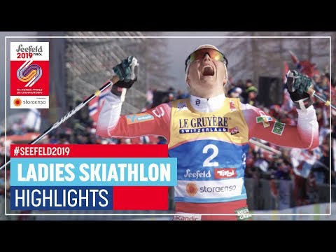Johaug claims gold medal | Seefeld | Ladies' Skiathlon | FIS Nordic World Ski Championships