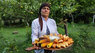 Пирожки с Капустой Готовим на Костре в Садже