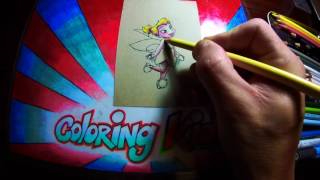 Disney Tinker Bell Coloring Pages for Kids Learn How to Color with Animators