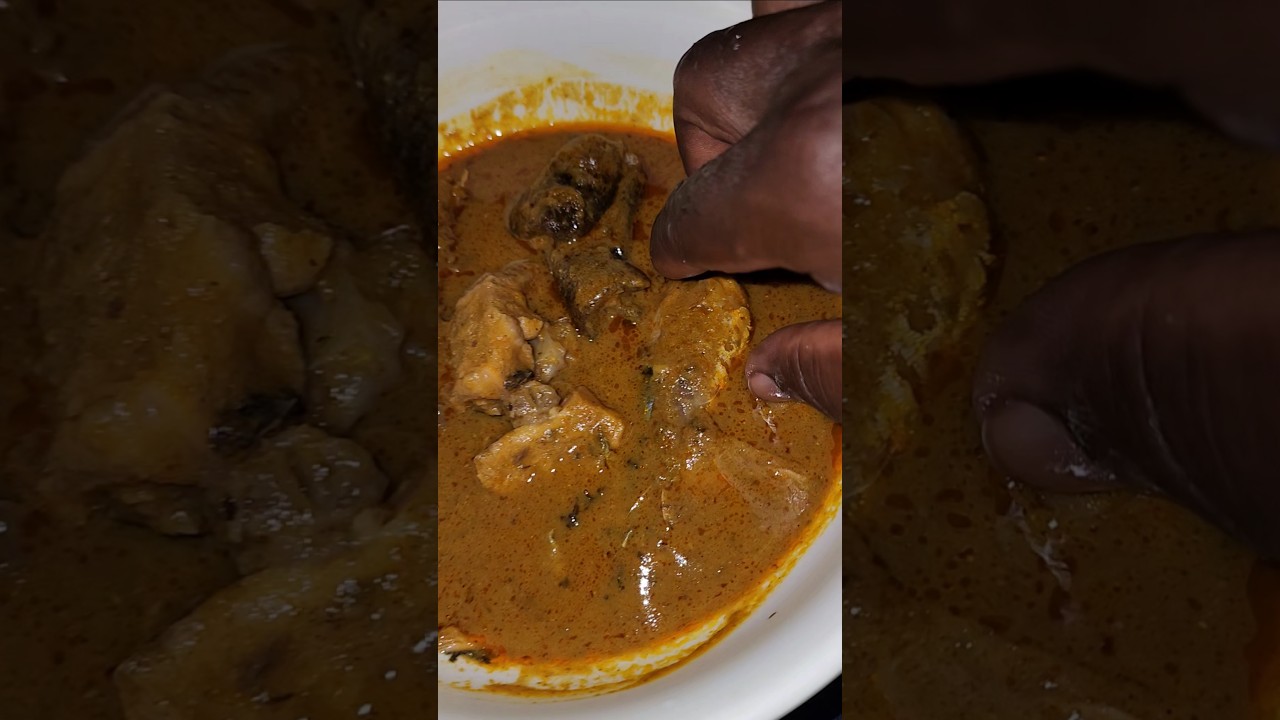 Palmnut Soup with Kenkey 