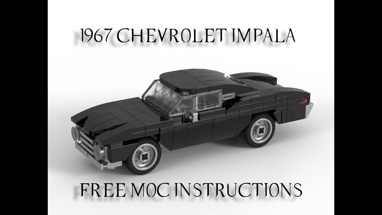 MOC LEGO 1967 Chevy Impala Supernatural Build Instructions - YouTube