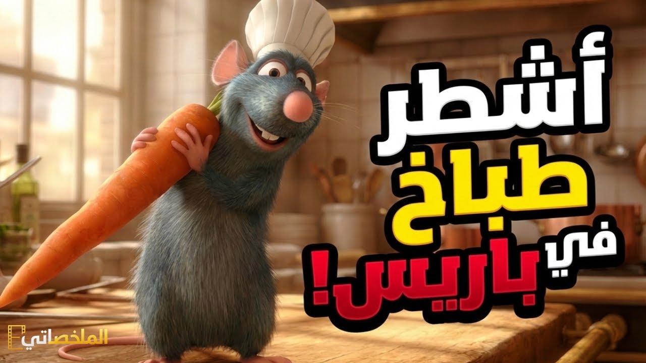 فأر عنده حاسة شم وتذوق نادرة جدًا بيبهر كل الطباخين في باريس! ملخص Ratatouille | ملخصات أفلام ديزني