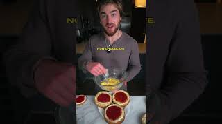 (recipe in description) Low Calorie, High Protein HUUUGE Strawberry Shortcake Crumbl Cookie Cake