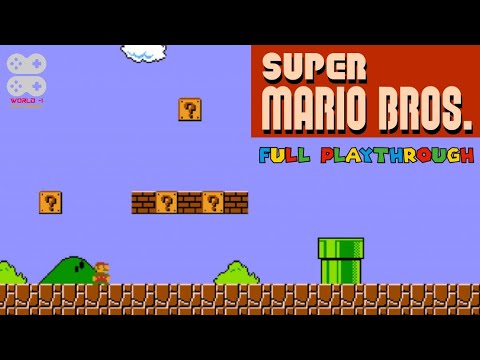 Super Mario Bros (NES) No Warps Full Game Playthrough - YouTube