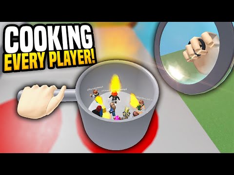 Roblox VR Hands - Cooking EVERY Player Possible (Funny Moments)