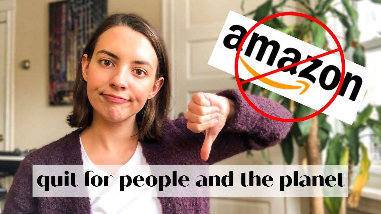 WHY YOU NEED TO STOP SHOPPING AT AMAZON | hint, it's bad for people and the planet