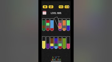 Water Sort puzzle level 1005 | AYU Gamester #shorts