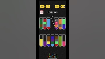 Water Sort puzzle level 1005 | AYU Gamester #shorts