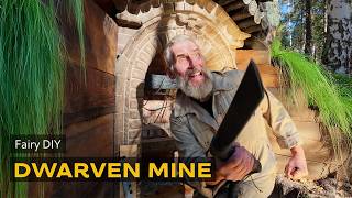 Building the Mine in the forest | DIY | DWARVEN MINE | @OlofLegalizeJr